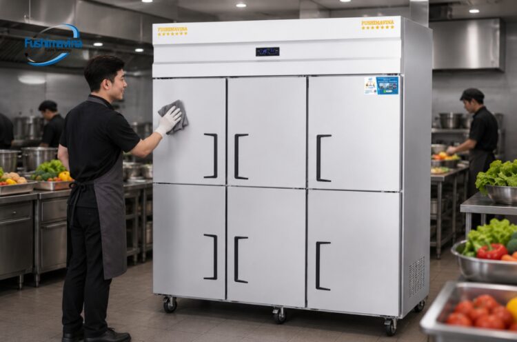 Tủ đông lạnh inox cao cấp dễ vệ sinh