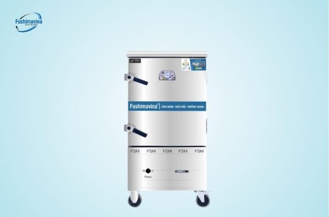 Tủ nấu cơm gas điện 12 khay Fushimavina