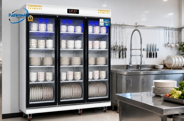 Tủ sấy bát UV Ozone khử khuẩn