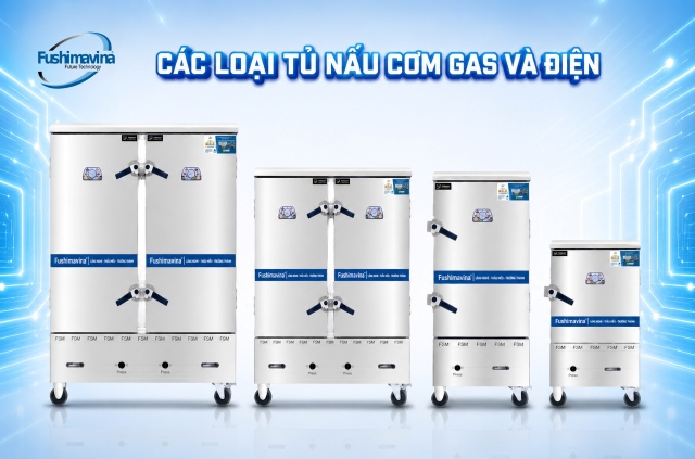Mô hình phù hợp dùng tủ cơm gas điện