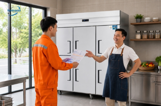 So sánh tủ mát và tủ đông công nghiệp: Ưu nhược điểm từ A - Z 10 Điện năng tiêu thụ của tủ mát công nghiệp và tủ đông công nghiệp.