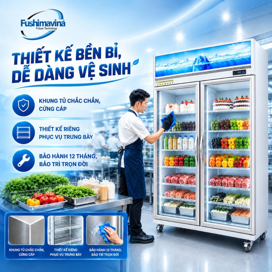 Tủ mát cánh kính quạt gió sơn tĩnh điện 7 thiet-ke-ben-bi-tu-mat-cong-nghiep-std