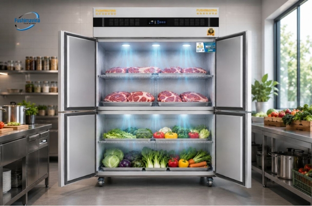 Tìm hiểu thiết bị bếp khách sạn, nhà hàng và bảng giá tham khảo 10 khu-vuc-luu-tru-va-bao-quan-thuc-pham